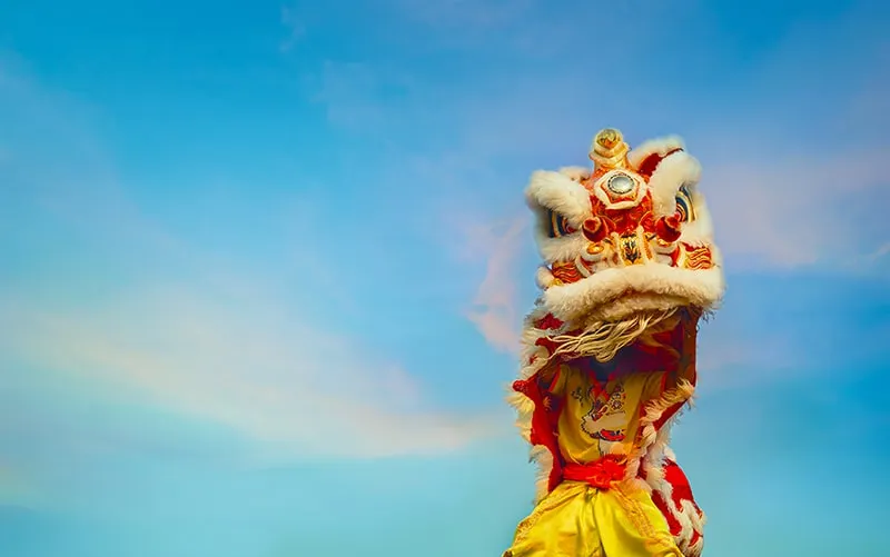 Kaizen Way lion dance performance