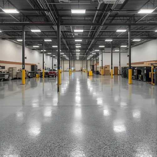 Professional commercial concrete floor finish