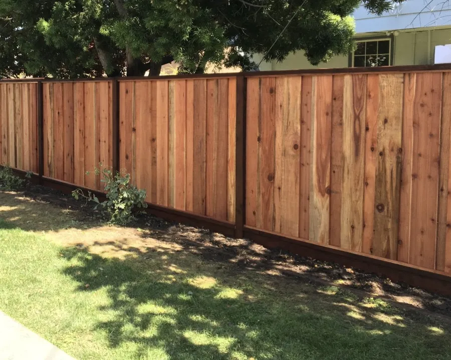 Wood privacy fencing by AP Fence