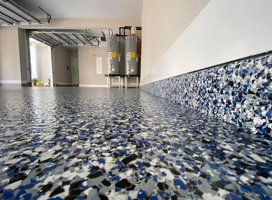 Commercial flooring project by Awesome Garage