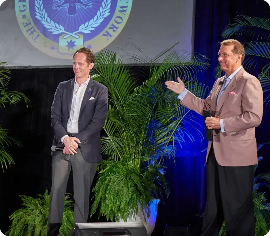 David Krueger with Kevin Trudeau