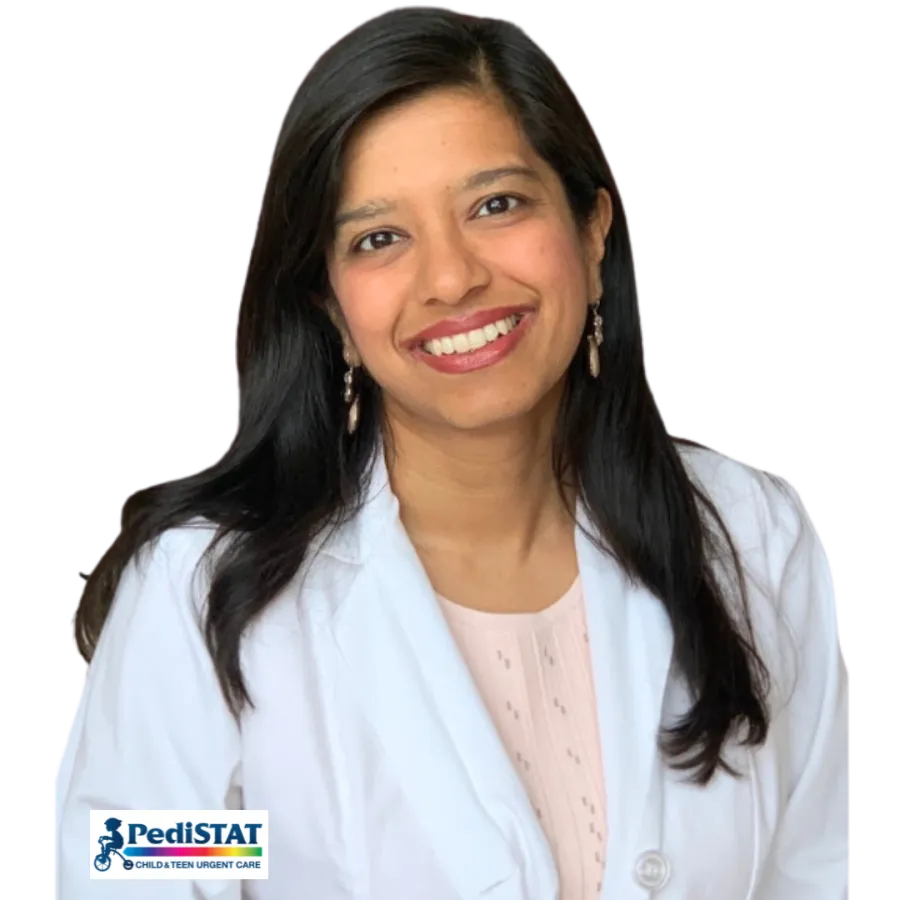 Dr. Ragini Miryala, board-certified pediatrician and medical director of PediSTAT Urgent Care