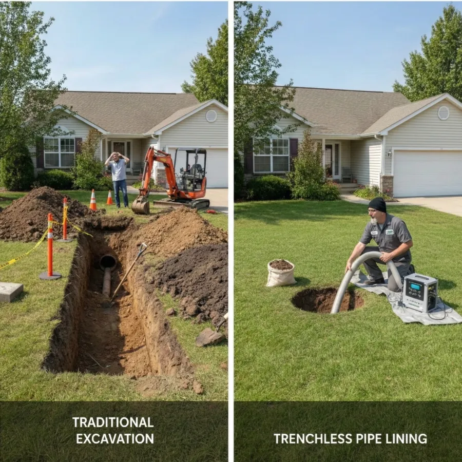 Trenchless plumbing