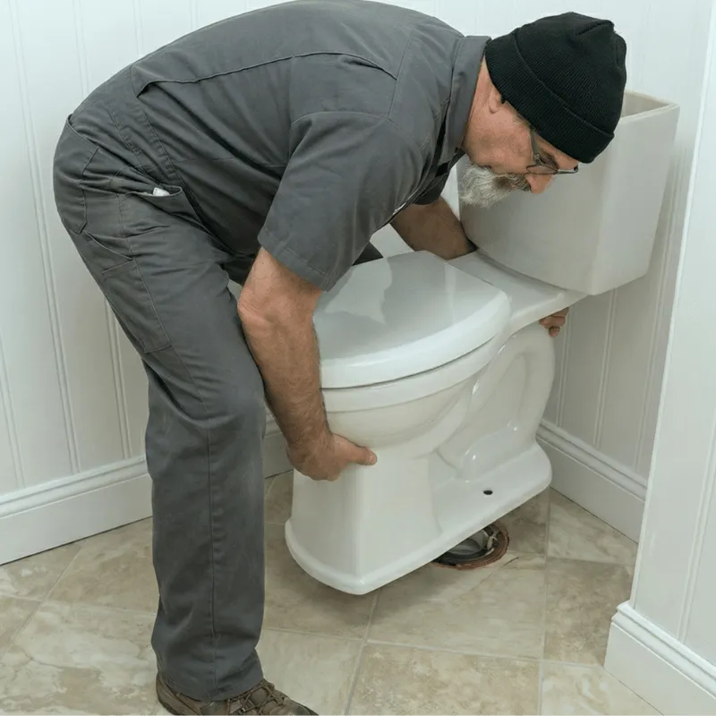 Toilet install or reseal