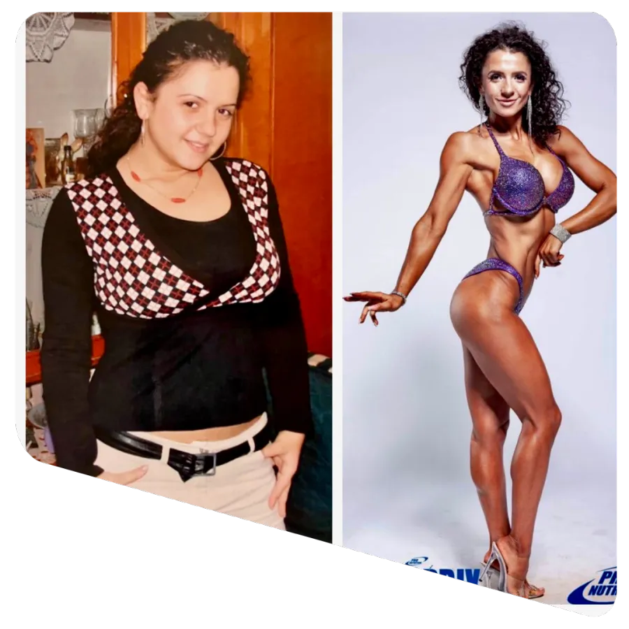 Diana Nedescu înainte și după