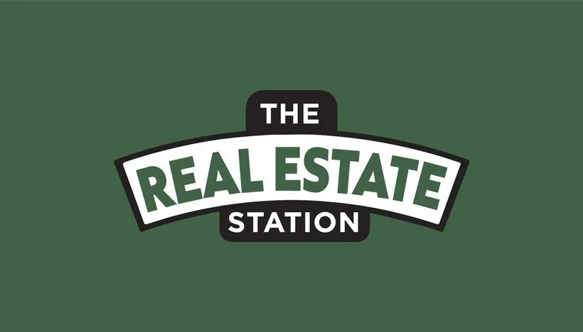The Real Estate Station logo on brand green