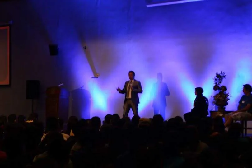René Mantecón en el escenario