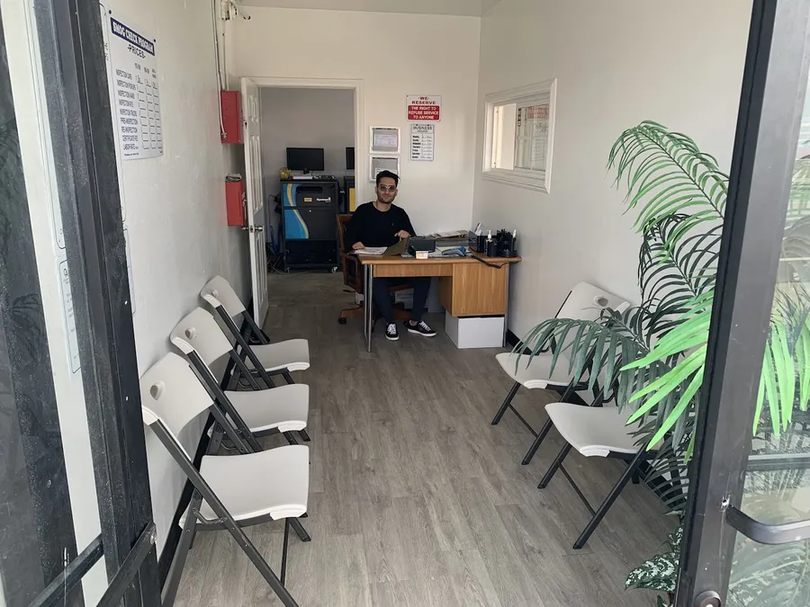 Arian's first smog check station at 19