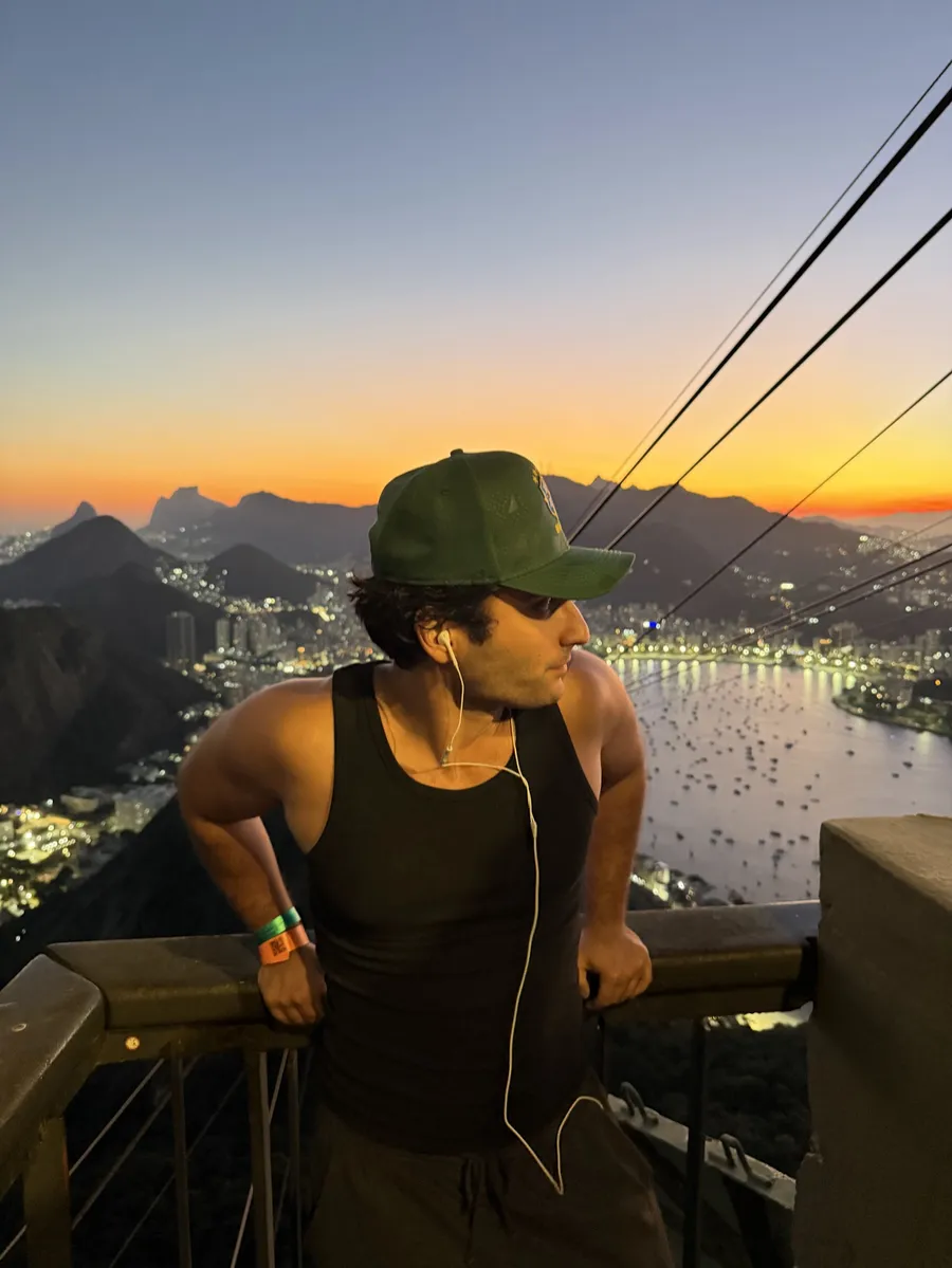 Arian at sunset