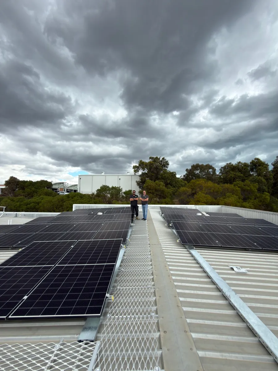 Get Greener NRG team on a solar install