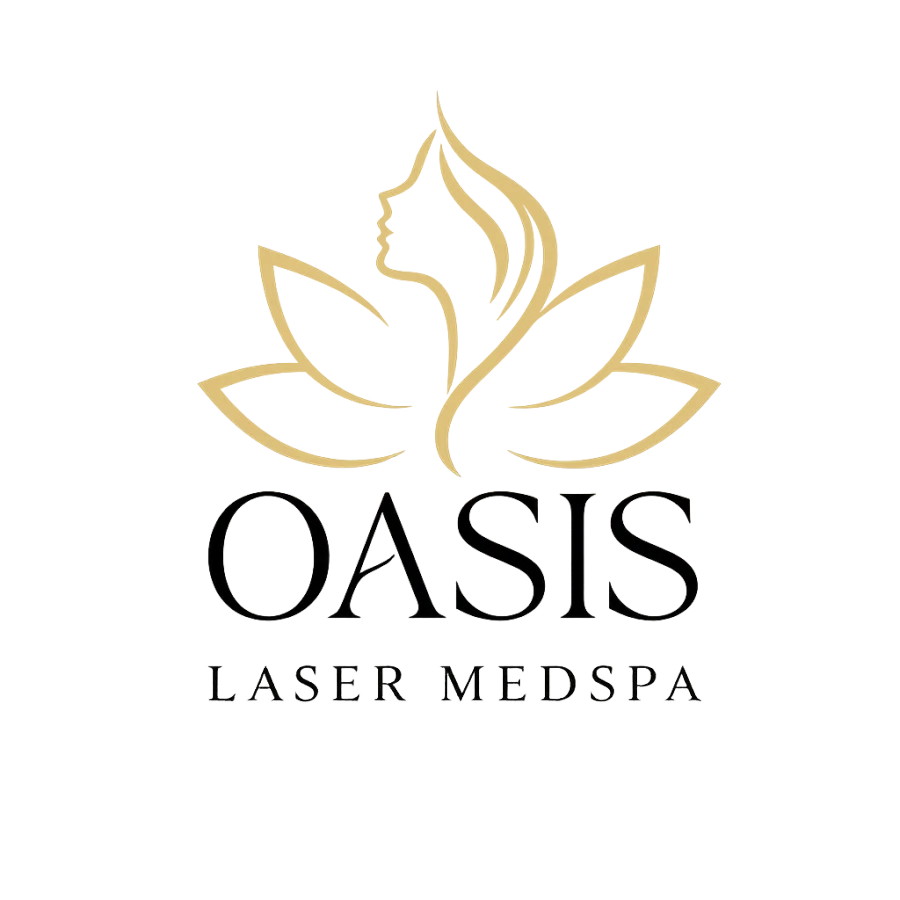Clean, professional medical spa treatment room with neutral tones at Oasis Laser MedSpa in Katy