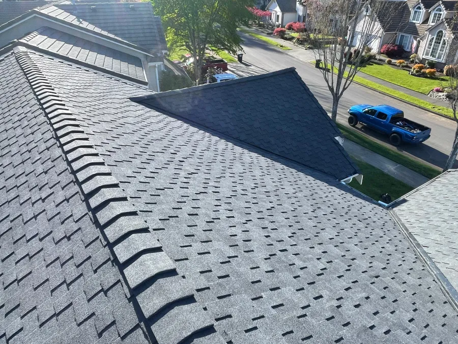 CertainTeed shingle roof installation by BSR Constructions LLC across Puget Sound