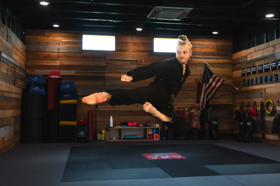 Taekwondo class