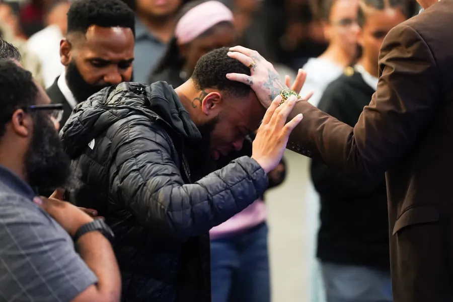 Prayer at River Church Baltimore