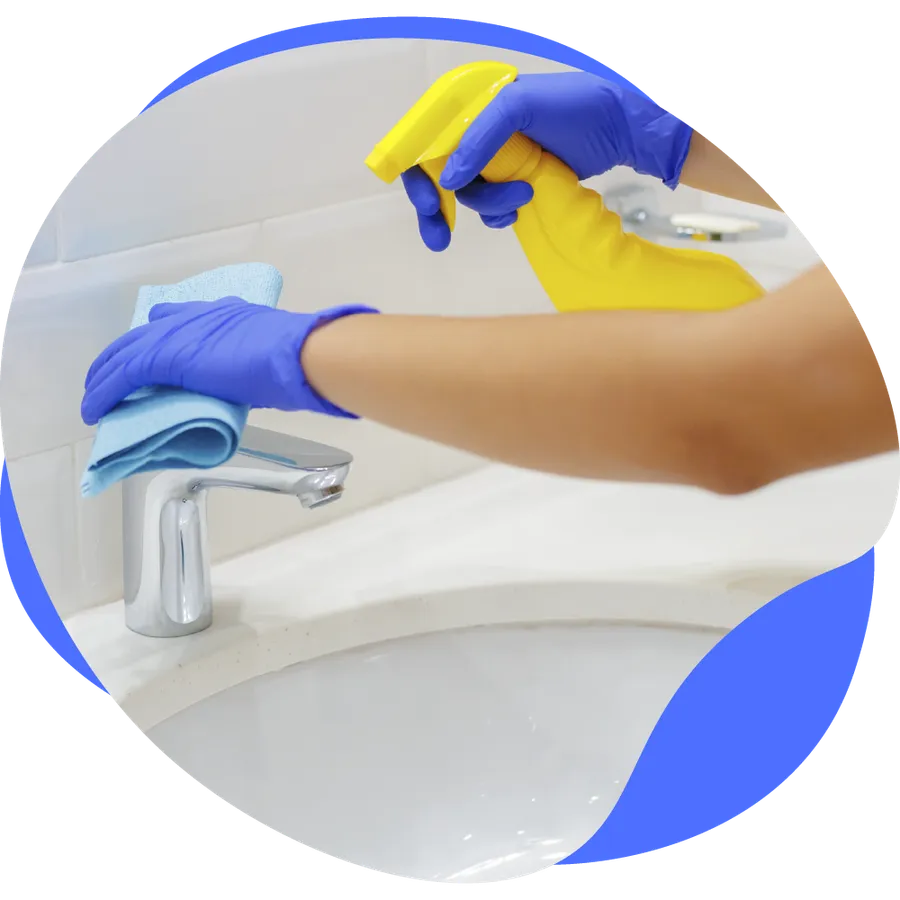 Thoroughly cleaned residential interior