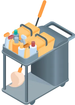 Tidy, freshly prepared home interior