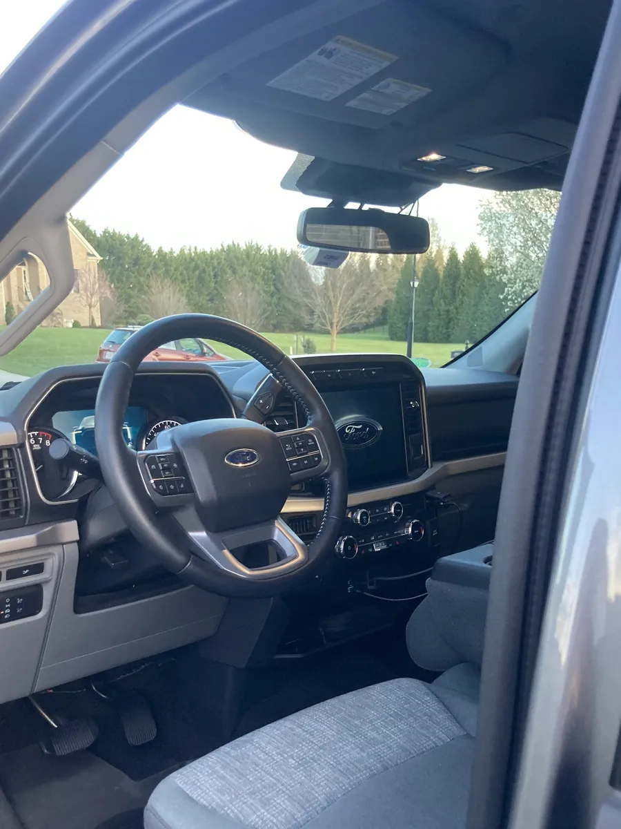 Ford F-150 interior after an interior detail