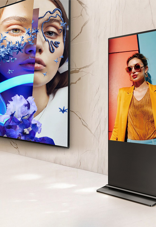 Hikvision Digital Signage display in portrait orientation