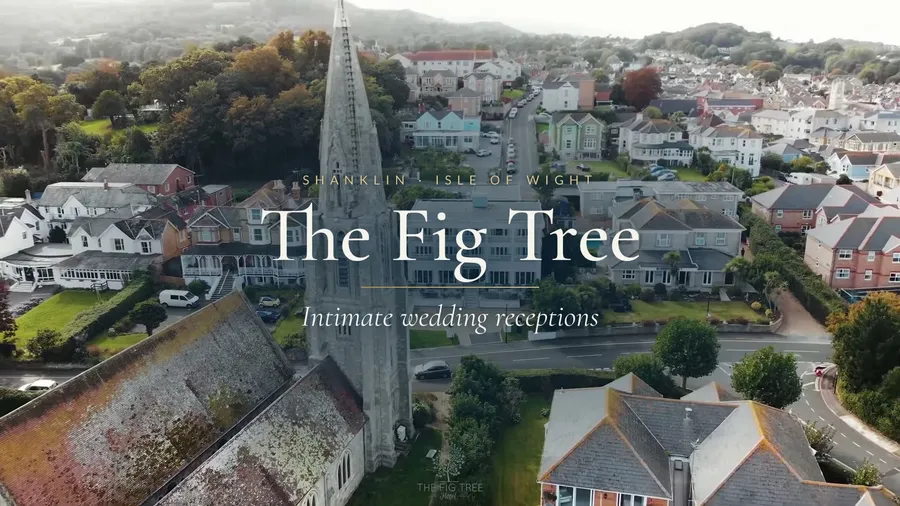 Film of The Fig Tree for a celebration: the hotel from the air, the Bridal Suite, the lounge bar and terrace, catering and the rooms