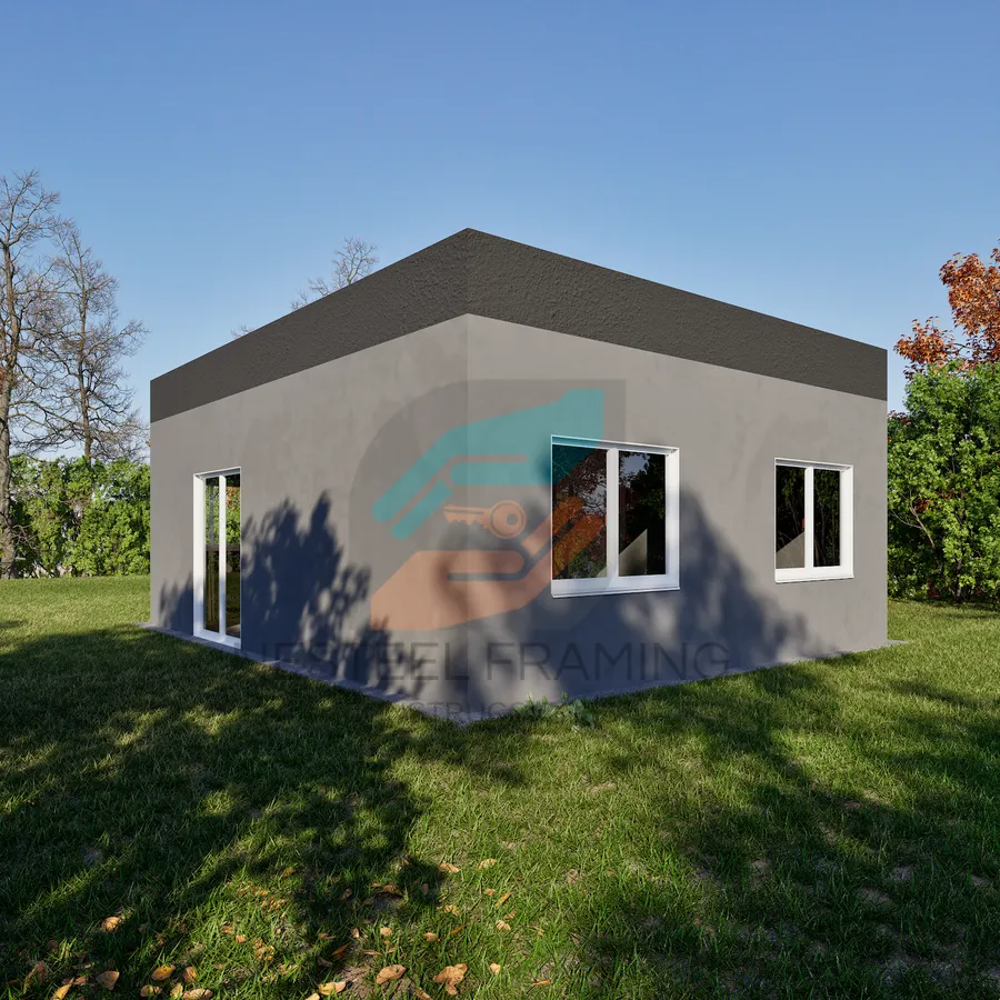 Diseño exterior del modelo Casa 20 de Nesteel