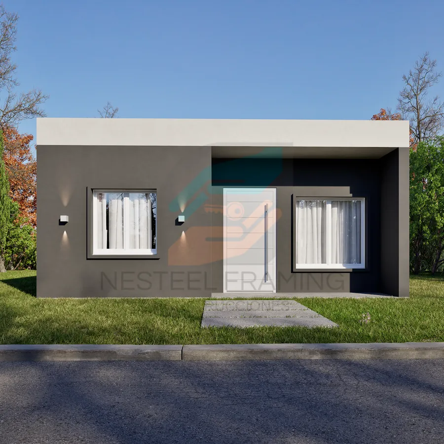 Diseño exterior del modelo Casa 24 de Nesteel