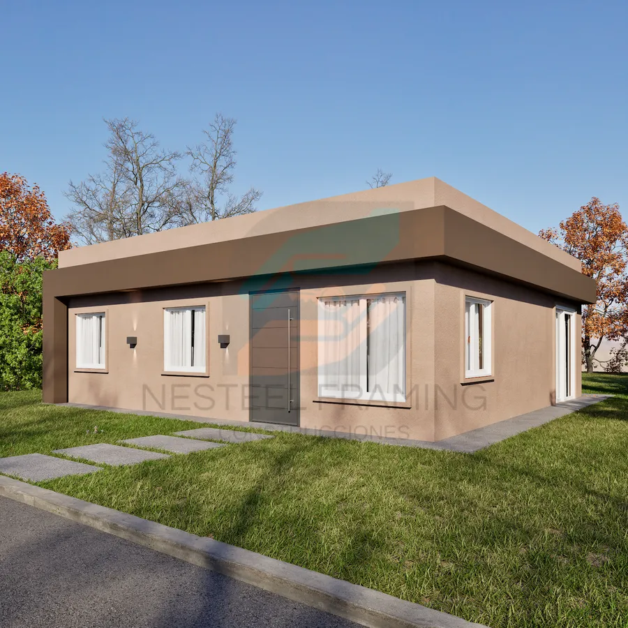 Diseño exterior del modelo Casa 22 de Nesteel
