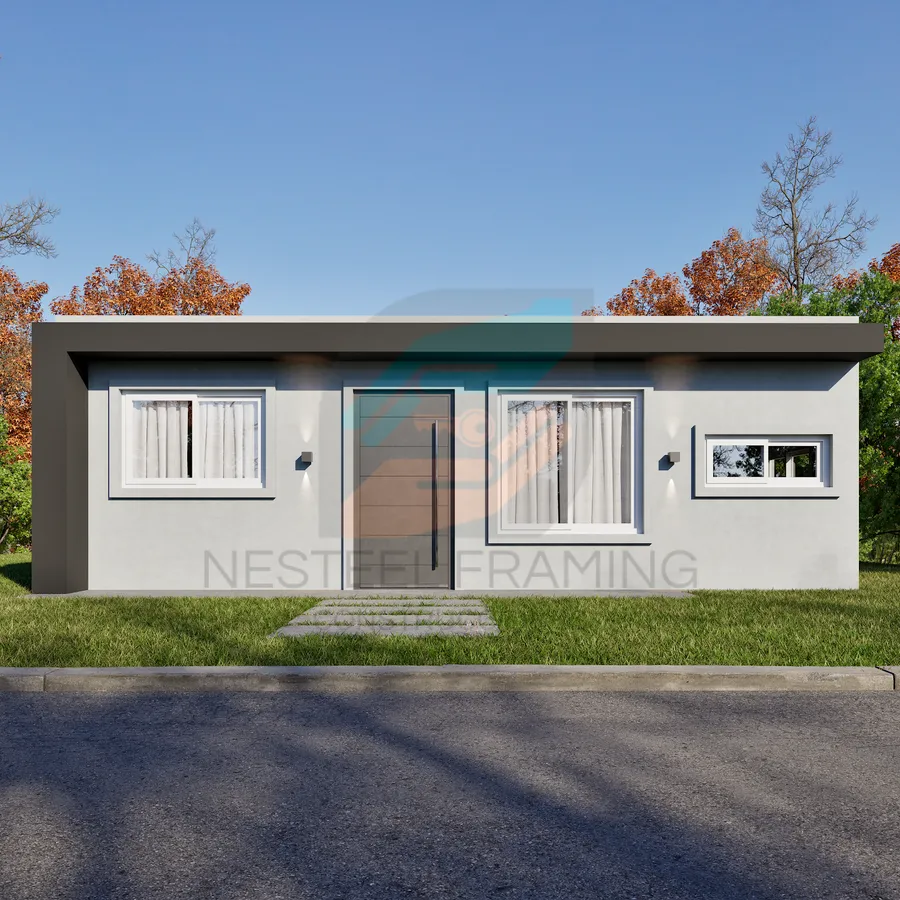 Diseño exterior del modelo Casa 23 de Nesteel