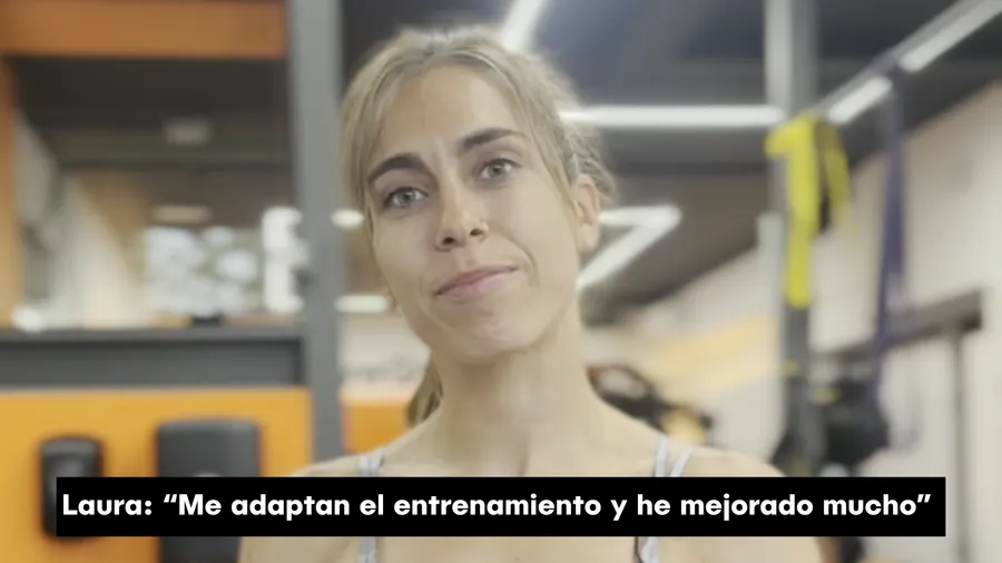 Laura: me adaptan el entrenamiento y he mejorado mucho