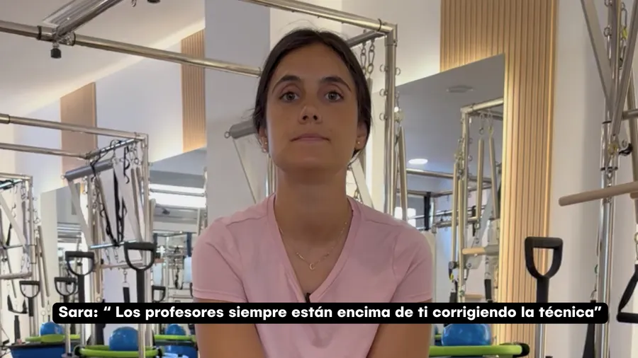 Sara: los profesores siempre están encima de ti corrigiendo la técnica
