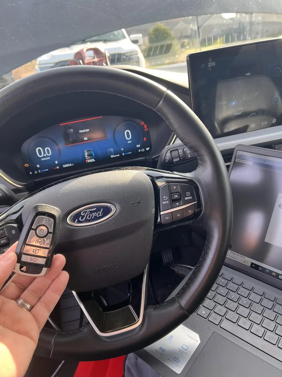 Programming a Ford smart key with a laptop