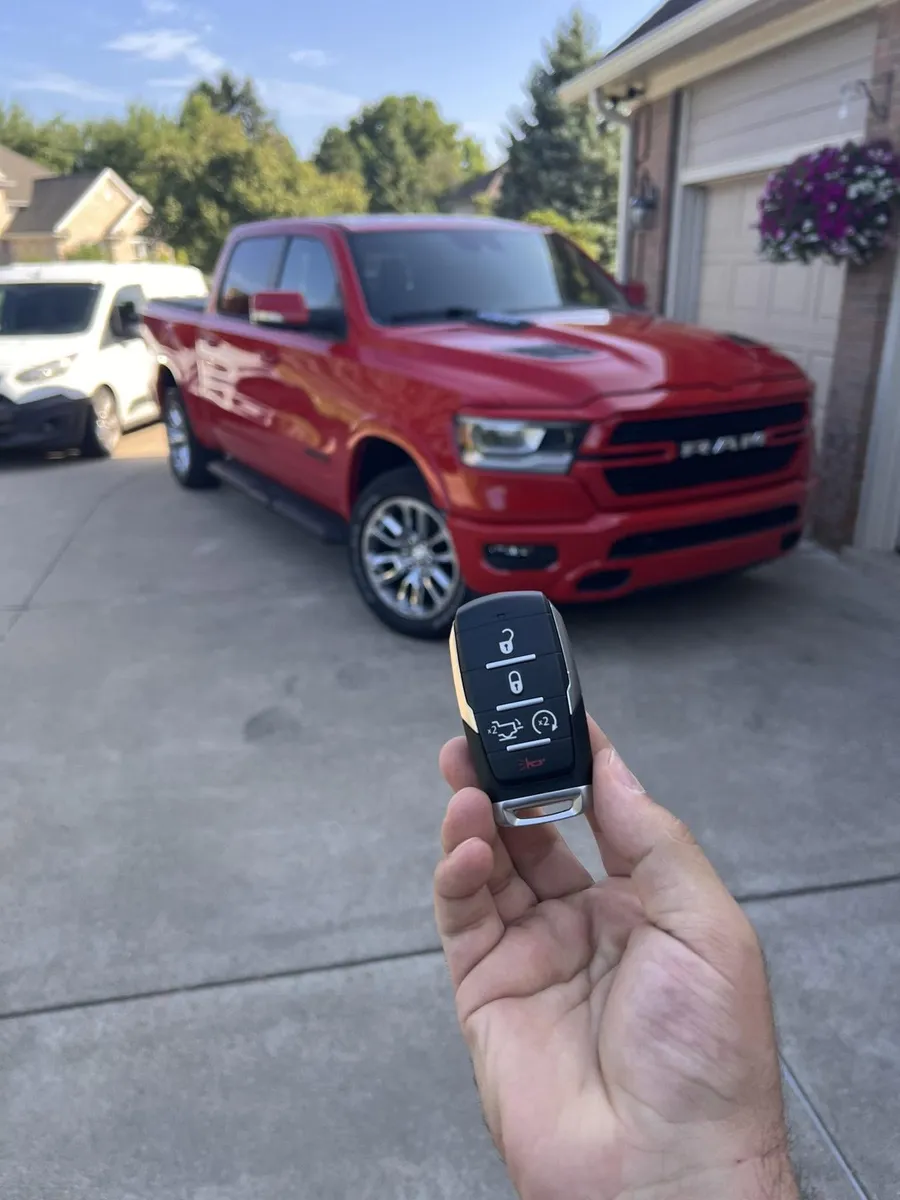 Smart key for a red Ram 1500