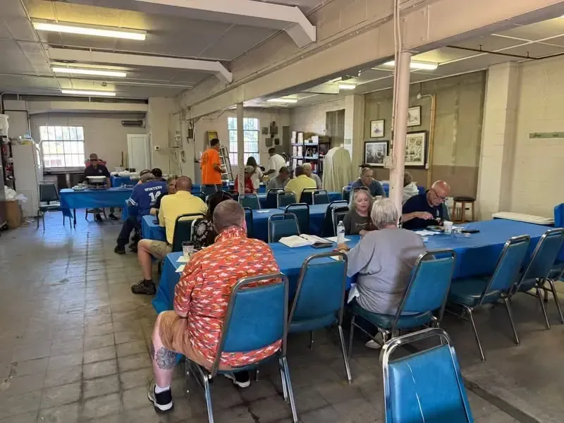 The chili contest at the lodge