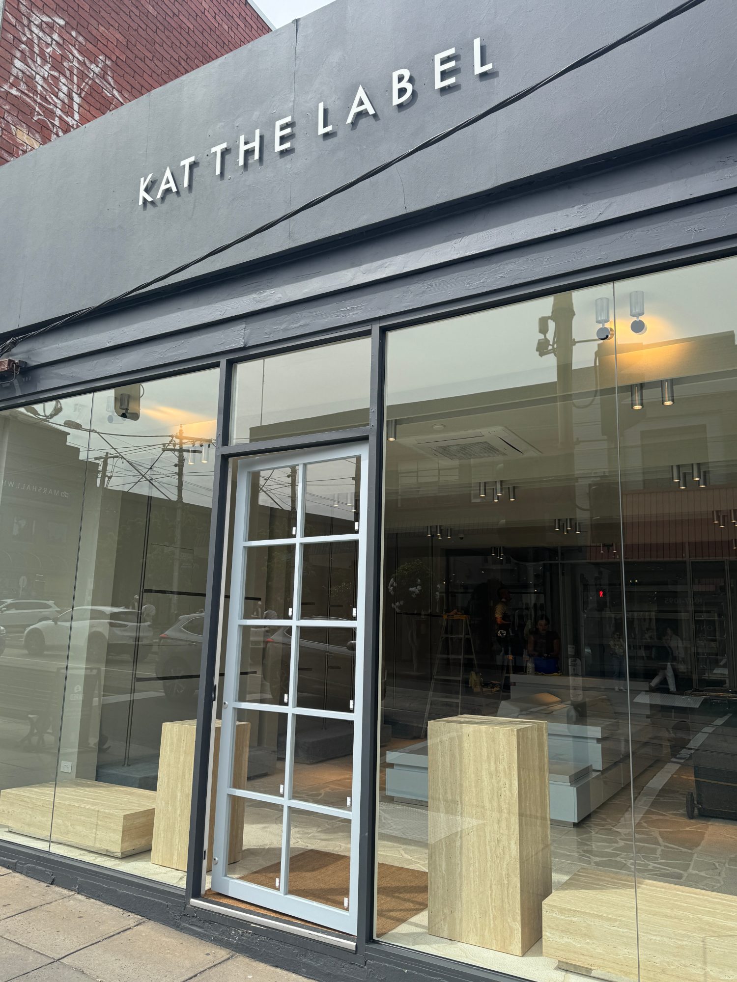 Completed shopfront