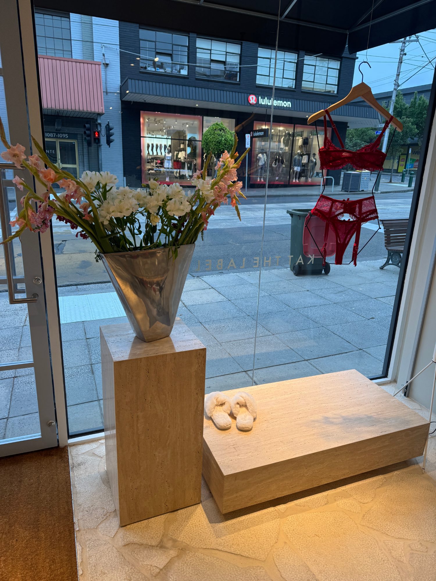 Window display plinths