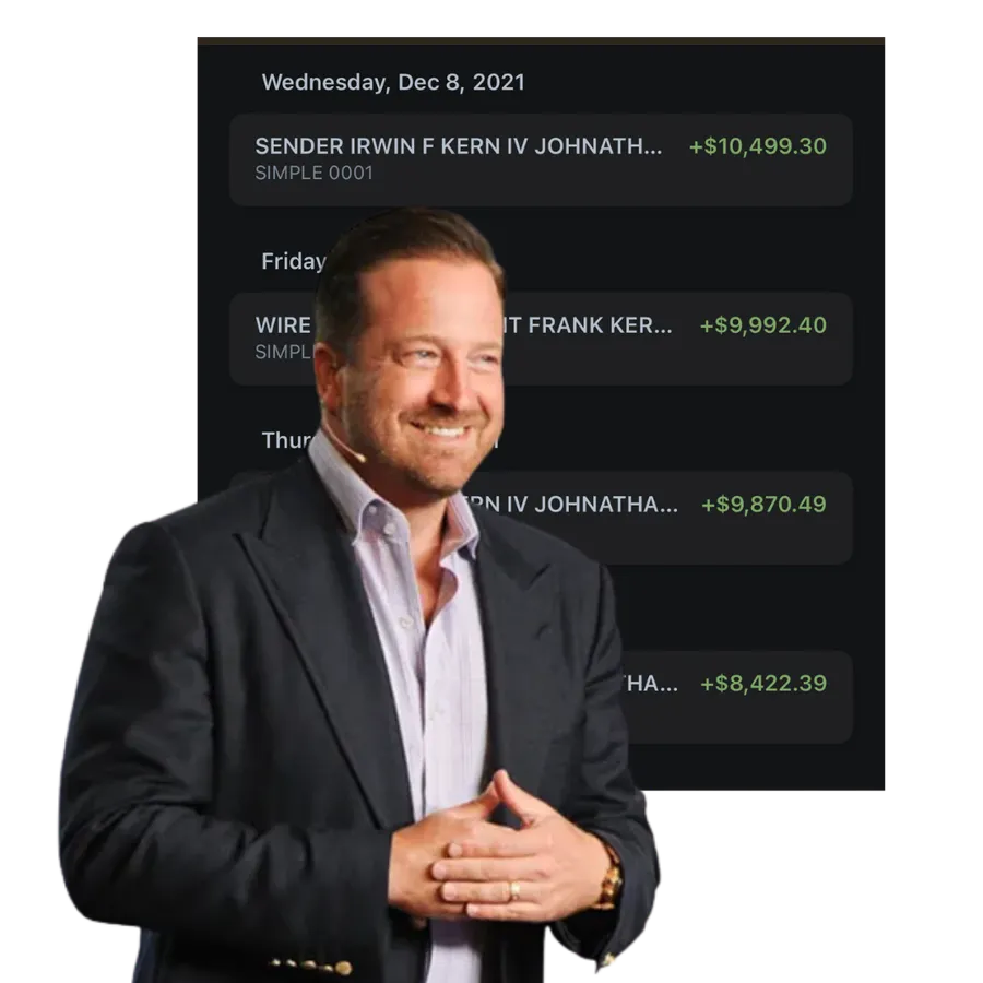 Frank Kern and the wires his company sent