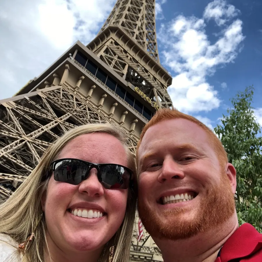 Chris and his wife Adrianne in Paris