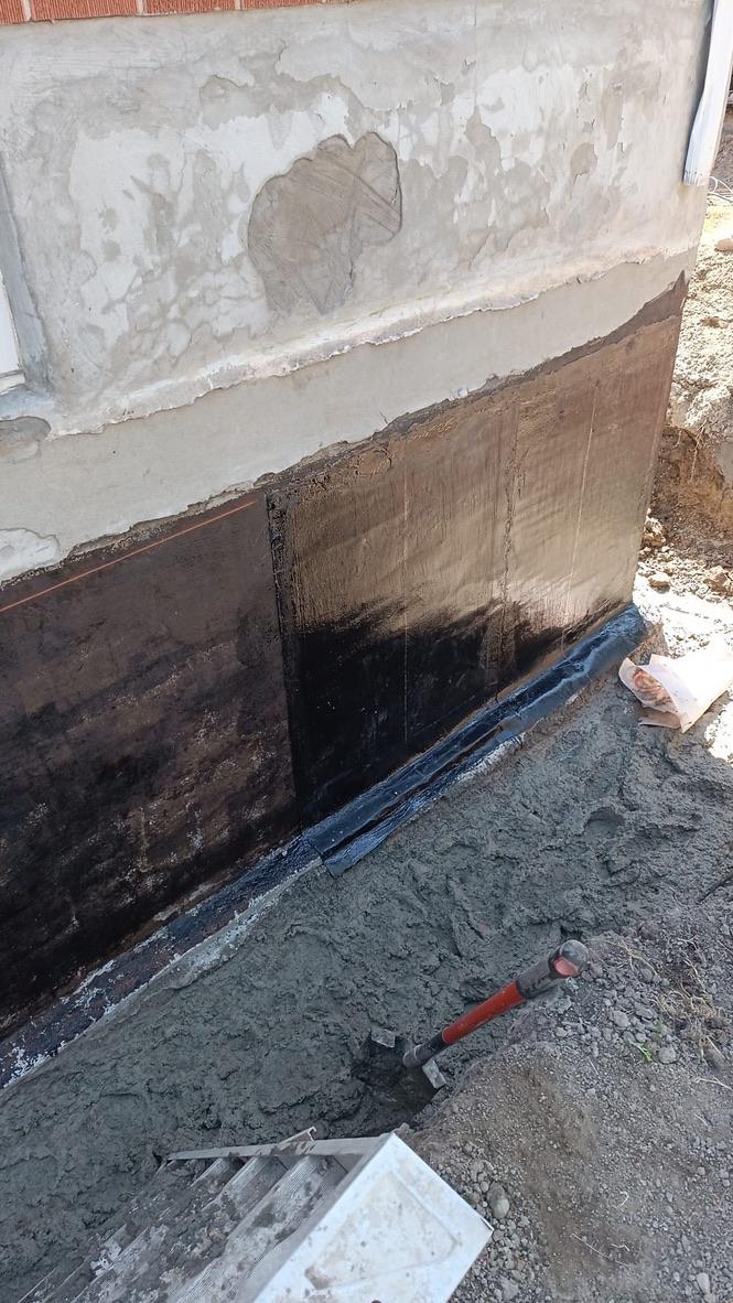 Waterproofing, done at the source — Excavatron job site