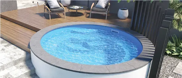 Round fibreglass pool series