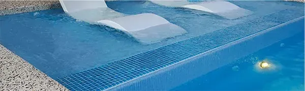 Resort fibreglass pool and spa series