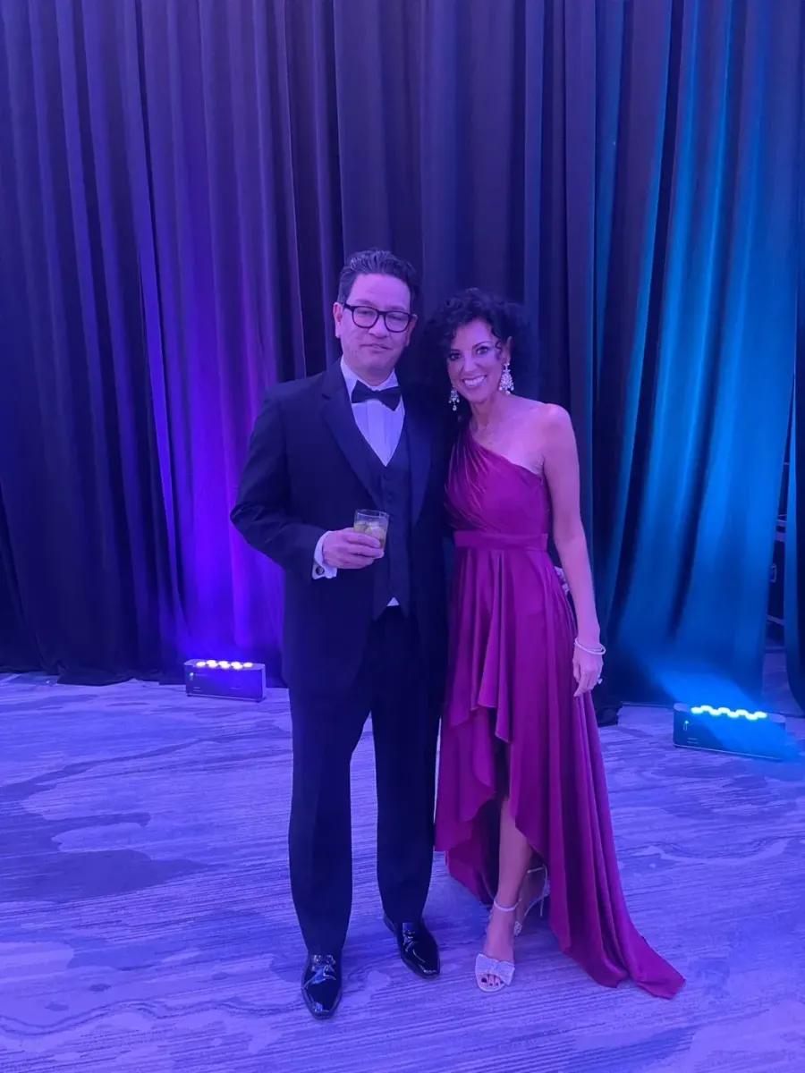 Black-tie gala guests photographed after hair and makeup by City Lights