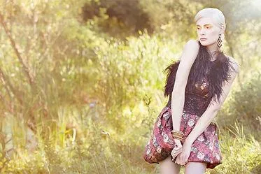 Beauty and fashion editorial with hair and makeup by City Lights Beauty Agency