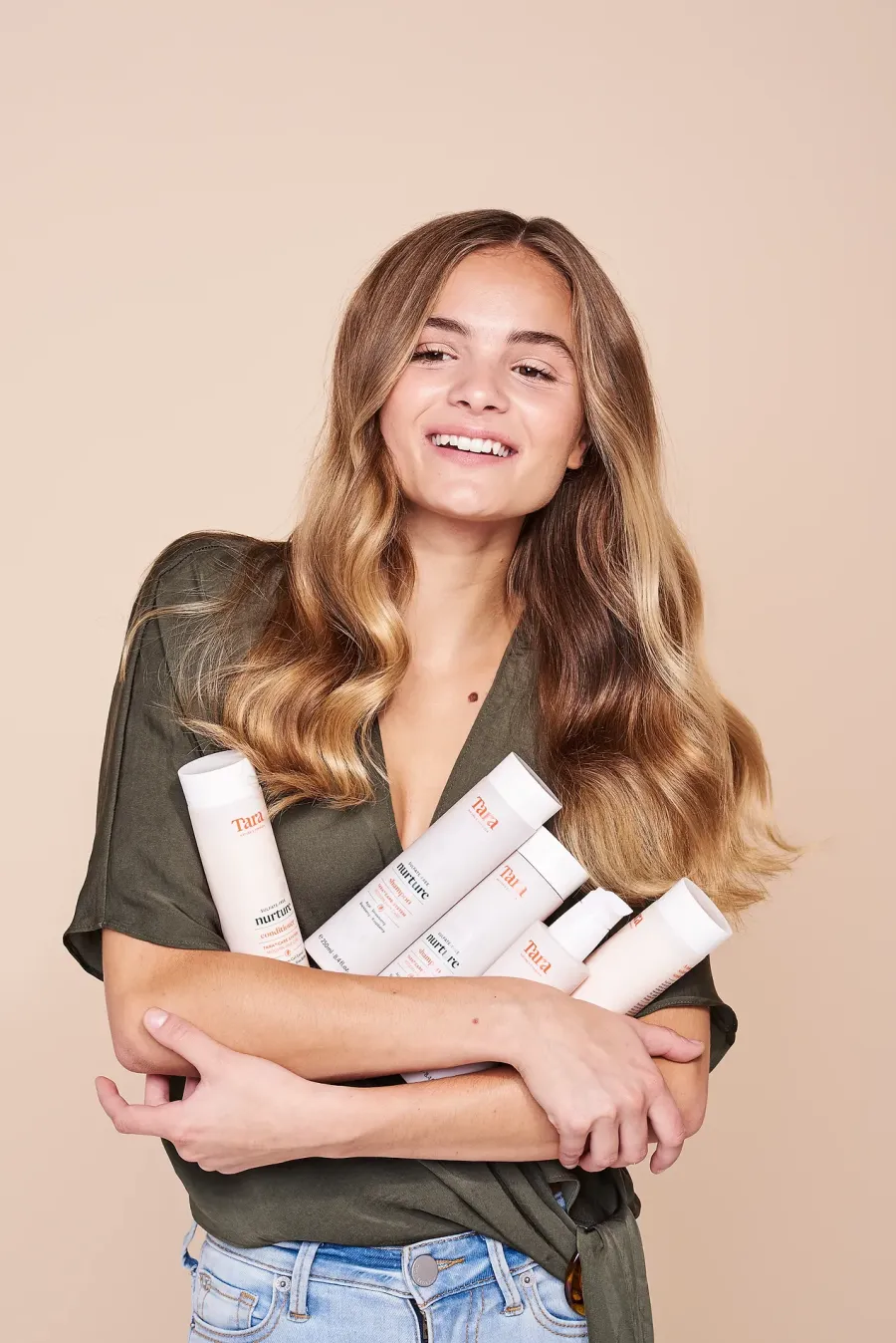 Tara Brands hair care campaign