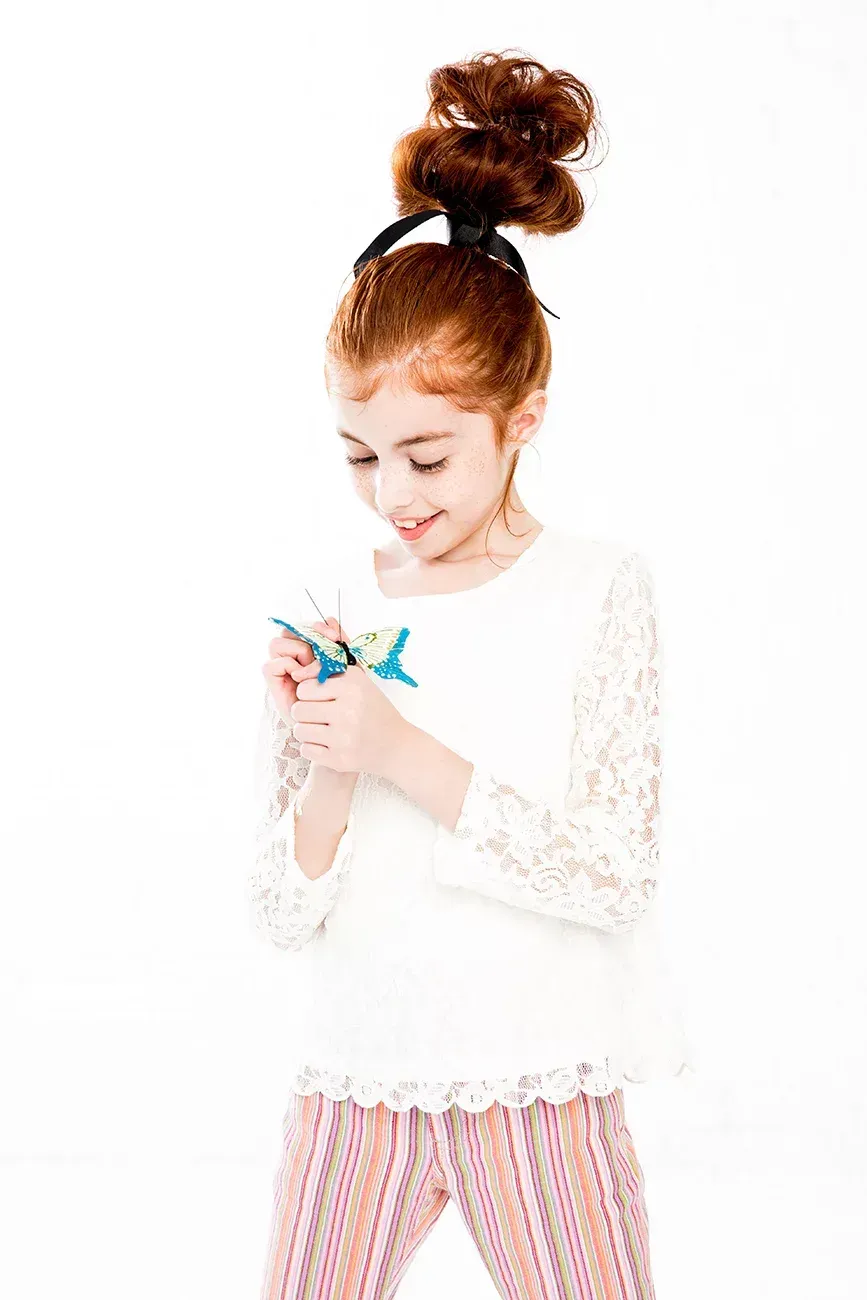 Kids and family campaign with hair and makeup by City Lights Beauty Agency