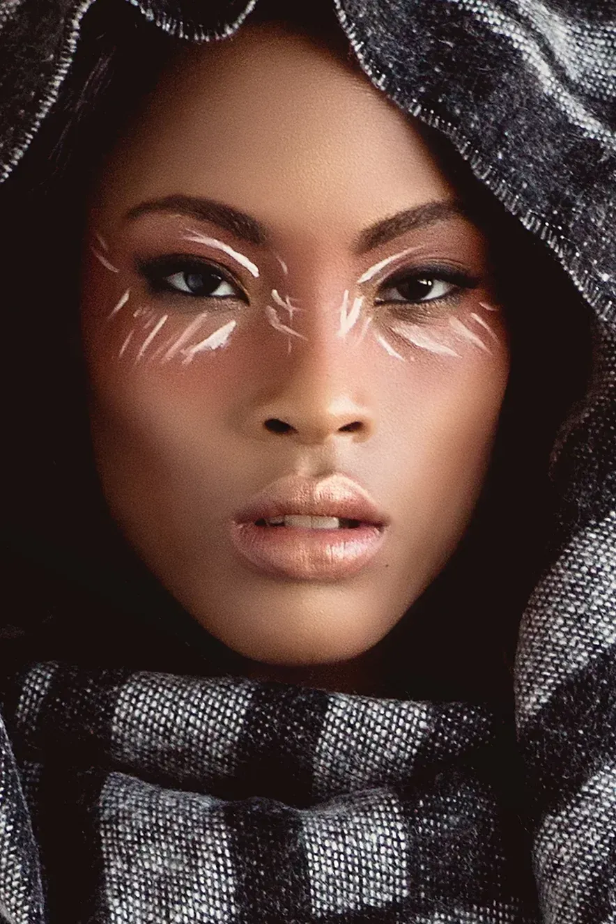 Beauty and fashion editorial with hair and makeup by City Lights Beauty Agency