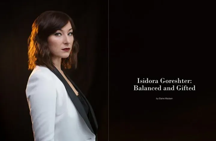 Magazine feature on Isidora Goreshter