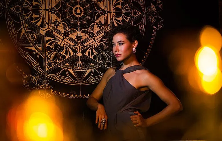Talent portrait with hair and makeup by City Lights Beauty Agency