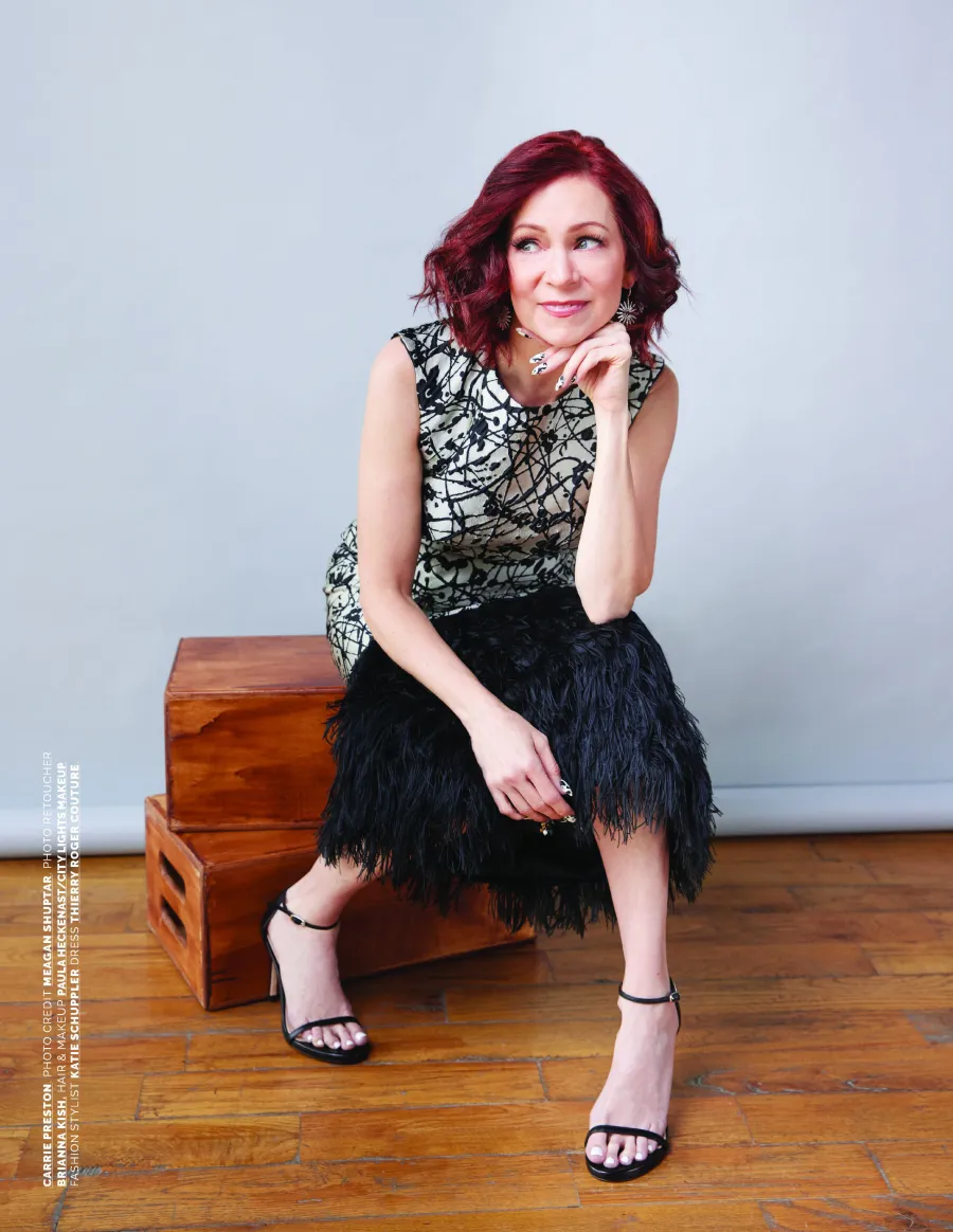 Portrait of actress Carrie Preston