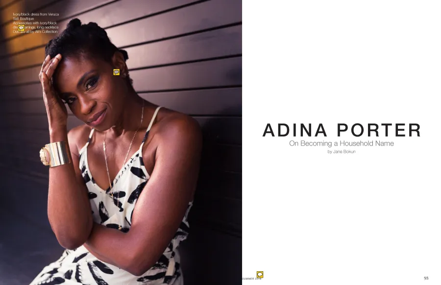 Magazine feature on Adina Porter