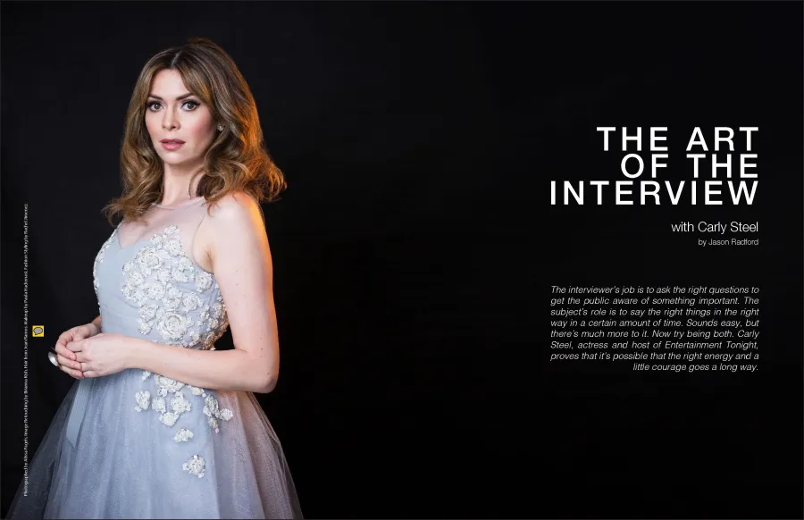 The Art of the Interview magazine spread