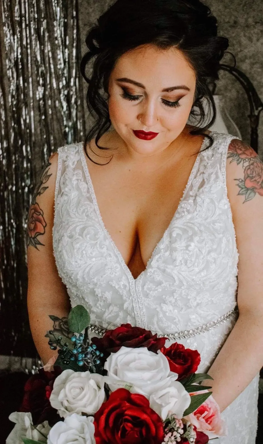 Bride with wedding hair and makeup by City Lights Beauty Agency